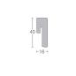Preview: Parador Sockelleisten SL 3 D086 Eiche Pure natur