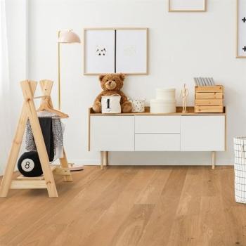 Parkett Boston Landhausdiele Eiche leicht astig gebürstet geölt Thede & Witte 