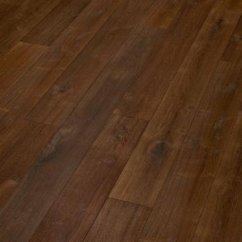 Parkett Boston Landhausdiele Eiche gealtert darkbrown dunkel geräuchert geölt Thede & Witte 