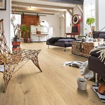 Eiche lebhaft naturhell gebürstet 09023 Landhausdiele - MeisterParkett.longlife PD 400 naturgeölt 