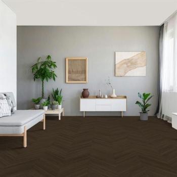 Parador Vinyl Trendtime 10 Eiche Oxford dunkelbraun Chevorn-Stab 