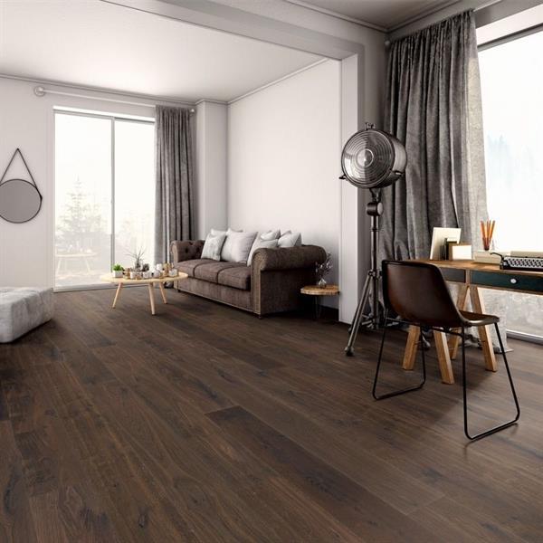 Parkett Boston Landhausdiele Eiche astig gebürstet kerngeräuchert geölt - Rohoptik Thede & Witte 
