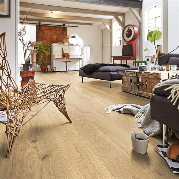 Eiche lebhaft naturhell gebürstet 09023 Landhausdiele - MeisterParkett.longlife PD 400 naturgeölt 