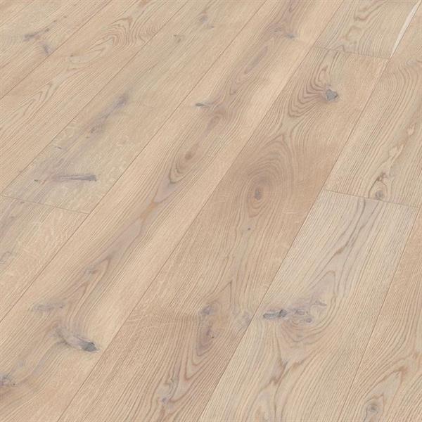 Eiche authentic cremeweiß gebürstet 09017 Landhausdiele - MeisterParkett.longlife PD 400 ultramattlackiert 