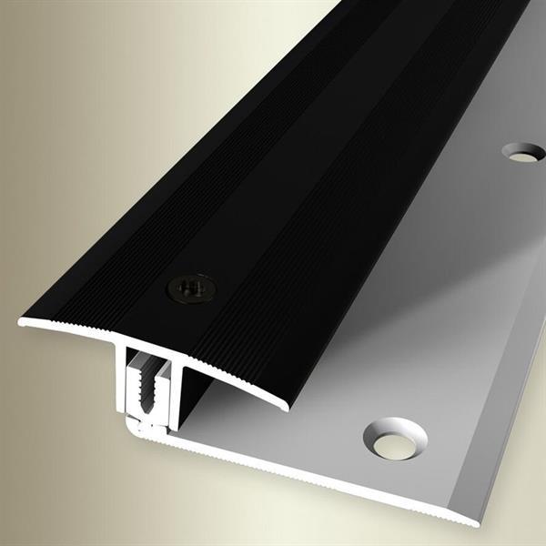 Küberit PPS Champion flex Übergangsprofil 888 F17 schwarz eloxiert 100cm